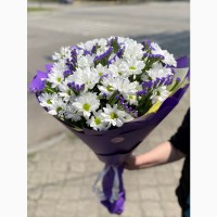 Букети хризантем з доставкою від крамниці квітів “Flowers Story” у Запоріжжі