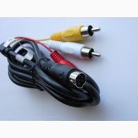 Кабель-переходник S-Video (6 pin) to 3RCA 1.5 м