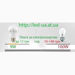 Светодиодный светильник 9W Led 3x3W Аналог лампы накаливания 100 Вт