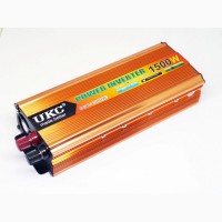 Инвертор UKC 1500W 24V Преобразователь тока AC/DC Gold