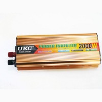 Инвертор 2000W 24V Преобразователь тока AC/DC Gold