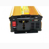 Инвертор 2000W 24V Преобразователь тока AC/DC Gold