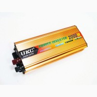 Инвертор 2000W 24V Преобразователь тока AC/DC Gold