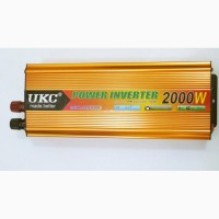 Преобразователь UKC 12V-220V 2000W Gold инвертор