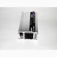 Преобразователь (инвертор) 12V-220V 1500W black/silver